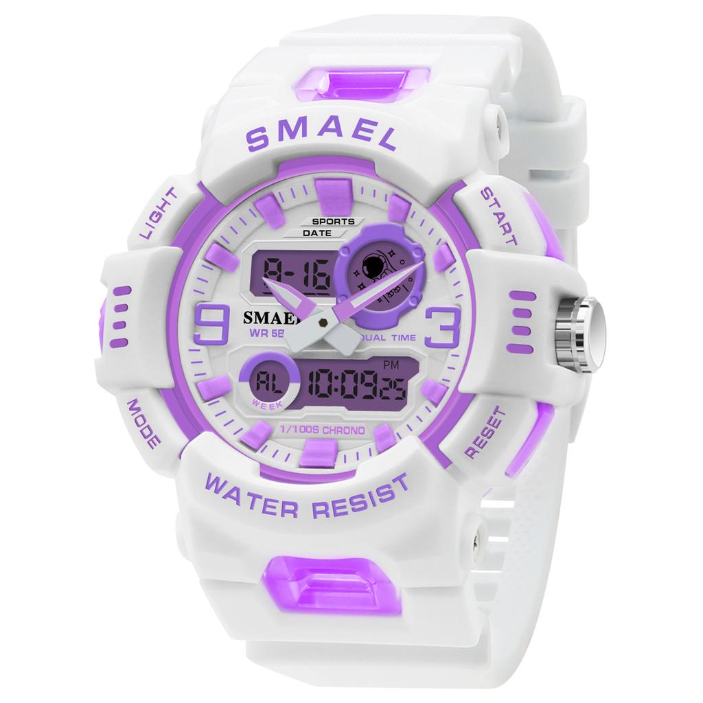 SMAEL Watch Student Youth Energy Candy Color Sports Wielofunkcyjny elektroniczny zegarek