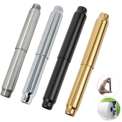 Adjustable Length Toilet Paper Roller Replacement Rod Stainless Steel Paper Holder Spindles  Hotel