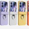 Applicable To Xiaomi MIXFlip Ring Liquid Skin Matte Shell NOVAFlip Folding All-inclusive Anti-drop Protective Cover