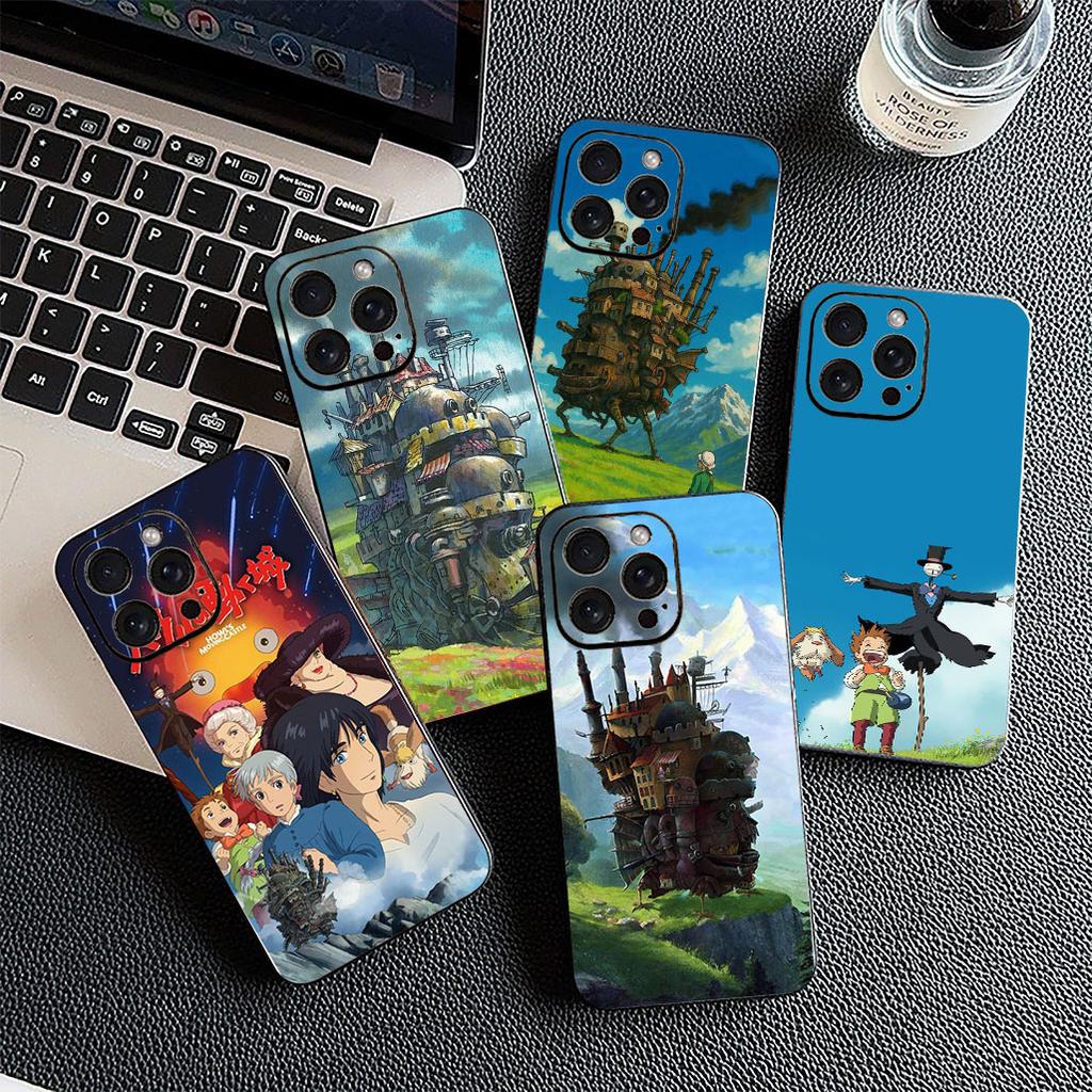 Casing for Xiaomi Redmi 15 15C A3 A4 A5 9A 9C NFC Note 9 8  Pro Phone Cover Protective Case Howls Anime Movings Cartoon Castle