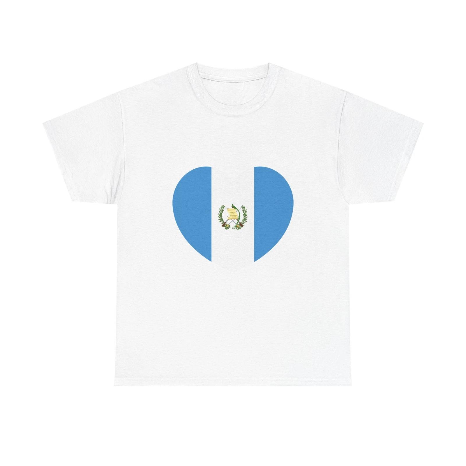 Heart Flag of Guatemala - T shirt S
