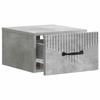 Wall Mounted Nightstand 2 pcs Concrete Grey 34.5 x 33 x 20 cm