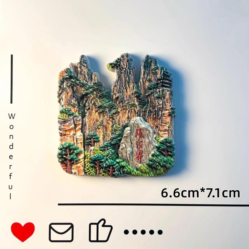 China Souvenirs Chinese New Year Lantern Fridge Magnets Hangzhou Leifeng Tower Guiyang Fenghuang Ancient Town Fridge Stickers