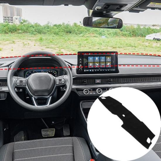 Black Inner Car Dashboard Dash Mat Cover Protector For Honda -2024 CR-V CRV