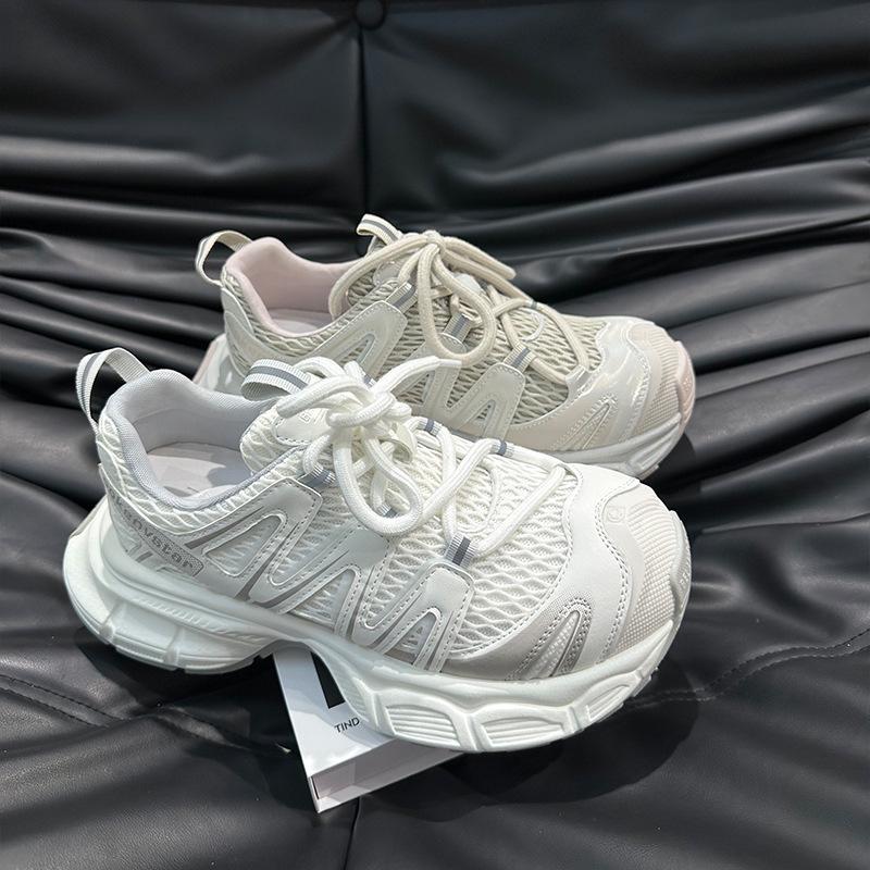 Korean Version of Summer Internet Celebrity Ladies Ins Dad Shoes Trend Mesh Korean Version Breathable Sports Casual Shoes Fashion Versatile