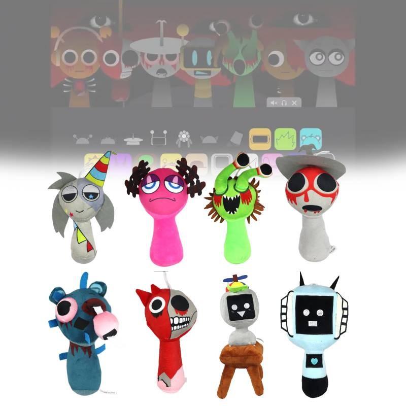 Plush Sprunki Toys Boys Children Festival Game Cartoon Funny Color Dolls Gifts