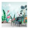 Mural Dream Green Tropical Plant Wallpaper Leaf Wall Painting For Living Room TV Bedroom Decor