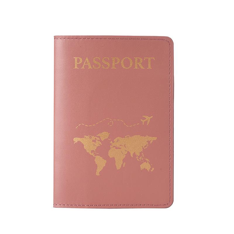 

Travel Essentials: Cross-Border Passport Holder & Storage Set темно-розовый