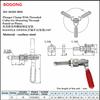 BO BONG GH- 36204-MSS Herramienta Manual Pinza de Palanca Pinza de Palanca Empuje/Tire Pinza de Liberación Rápida Capacidad de Sujeción 136kg 36204MSS MC02-2S