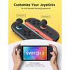 Switch 2 Controller Joystick Silicone Cap Set: High, Medium, Low Protection Caps