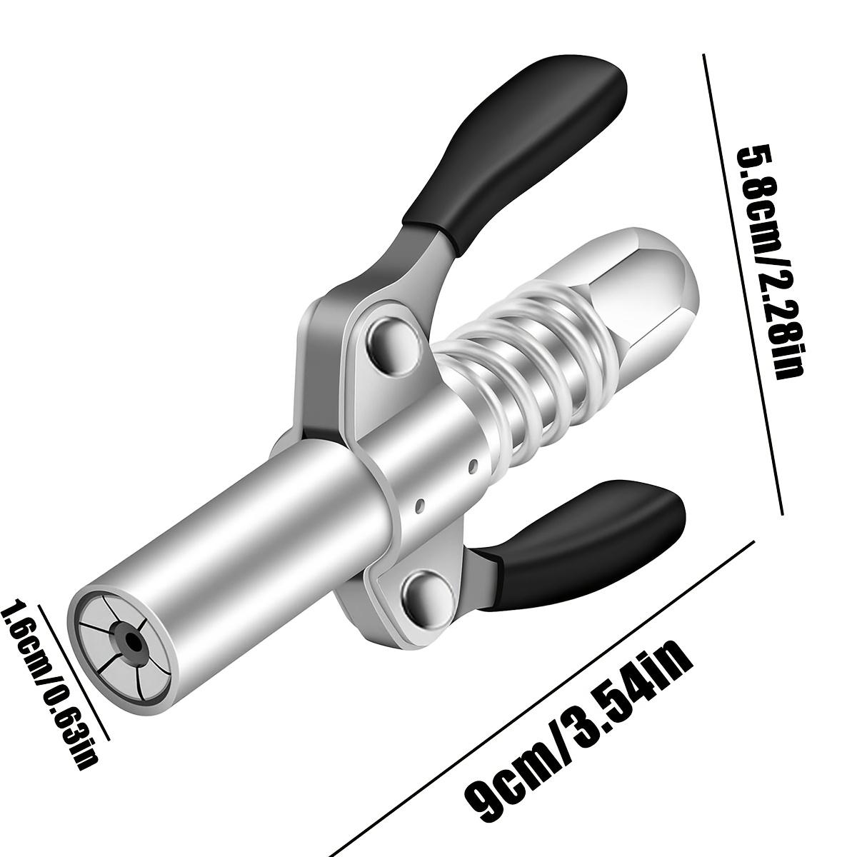 

Grease Gun Coupler, Grease Joint Fittings, High Pressure Grease Nozzle Fittings, Compatible With All 1/8 NPT Grease Guns