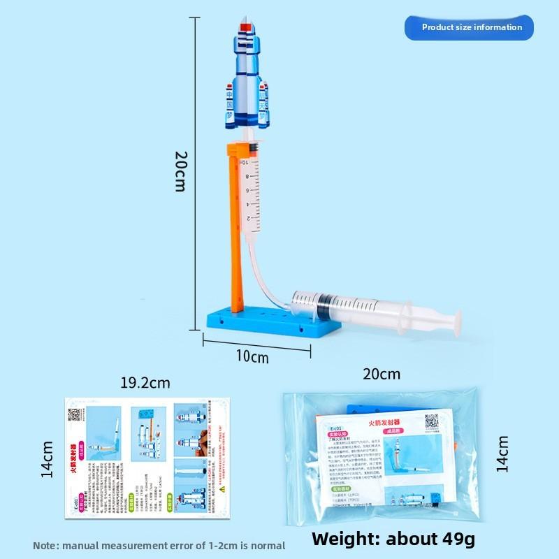 Science Experiment Kit For Kids With Diy Rocket Launcher Educational Toy For Home Learning