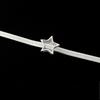Brushed Star Necklace, Wide Flat Snake Bone Chain, Neck Chain, Female Personality Trend, Pentagram Necklace, Female