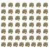Pack Of 50 Tigers Head Pendant Charm Alloy DIY Jewelry Making Supplies For Necklace Bracelet Craft Projects