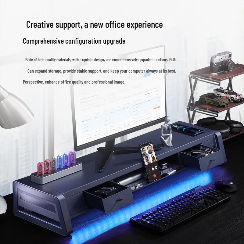 Elevador de Monitor Multifuncional Luwei ZGV321 con Concentrador USB
