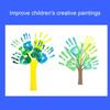 Finger Drawing DIY Painting Ink Pad Clear Stamping Graffiti Inkpad  Party Toys