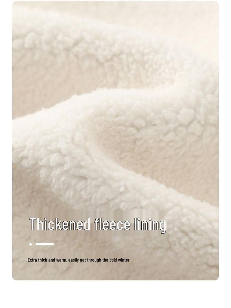 Girls' Fleece-Lined Wide-Leg Corduroy Pants - Winter 2025