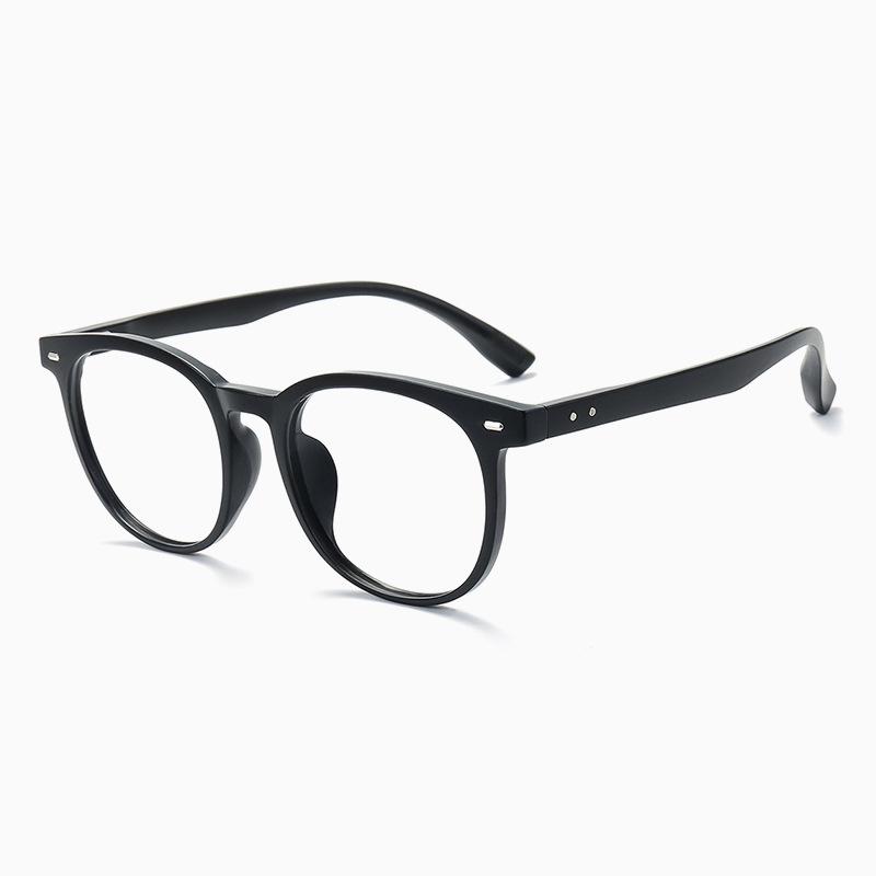 

51-18 Ultra-light TR90 Transparent Anti-blue Light Reading Glasses Frame Gradient Color Round Myopia Prescription Eyeglasses Anti blue light 0