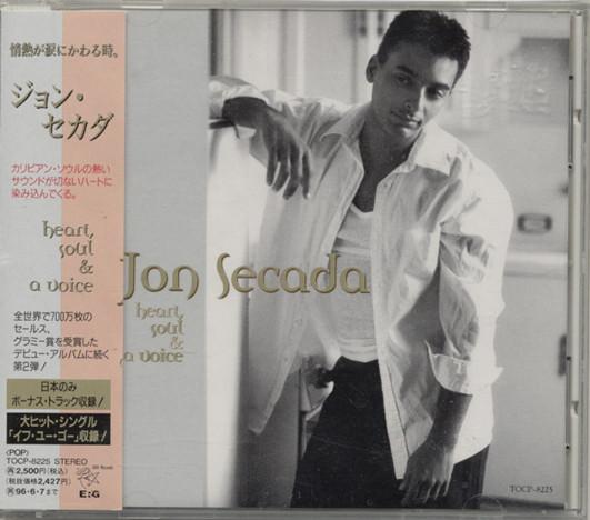 CD JON SECADA Heart Soul A Voice TOCP8225 SBK Records 1994 Япония Танцевальная Электроника Б/у