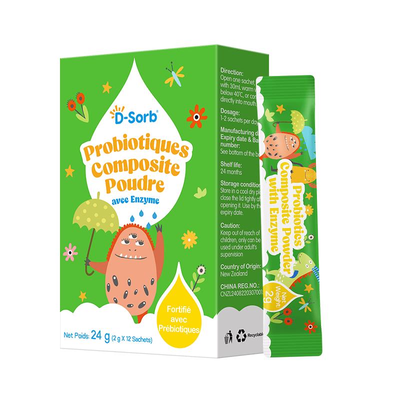 

D-Sorb Comprehensive Probiotic & Prebiotic Powder 12 x 2g Sachets