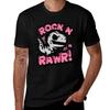 Rock N Rawr Baby Dinosaur Baby Rocker TShirt Halloween Casual TShirt