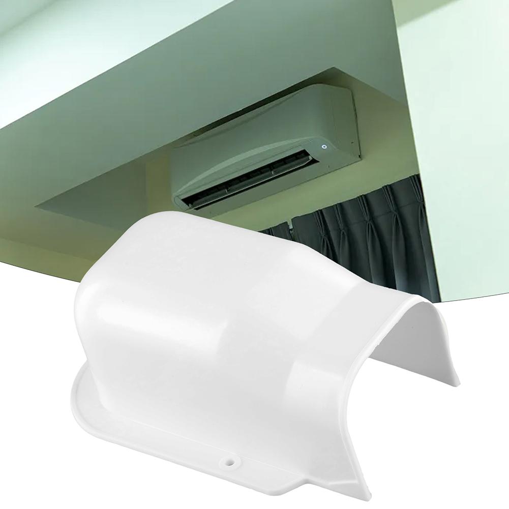 PVC Central Air Conditioning Decorative Cover Tube Wire Connection Casing Suitable for 3 6P AC Reliable Performance