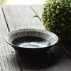 Kobayashi Togei Kuroshio 14.5cm Japanese Porcelain Shallow Bowl, Textured Non-Slip Ceramic Tableware, Made In Japan