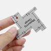 Professional Aluminum Ruler Quilting Ruler for Clothing Pattern Making Measure