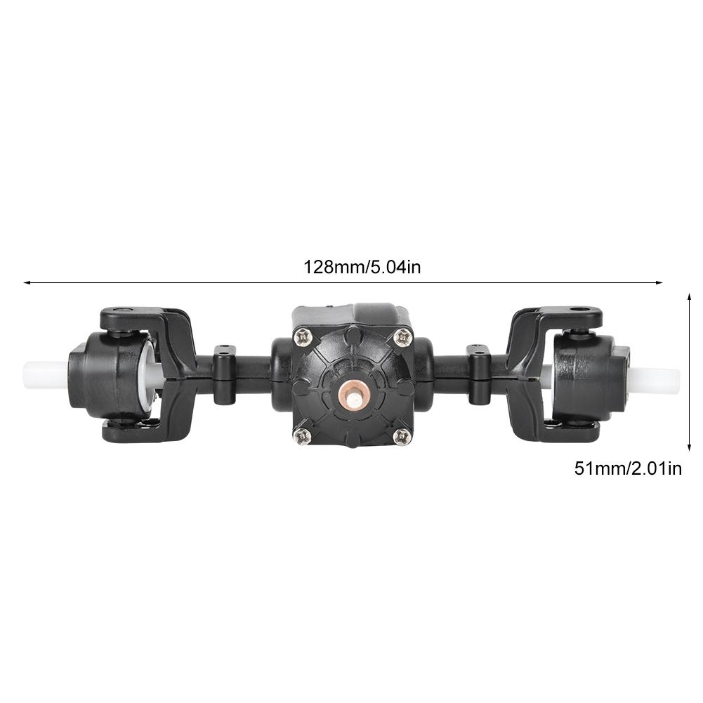 1Celsius16 Gear Differential Axle Metal Drive Shaft Fit for FY004 Q64 Q60 WPL B36 MN77 6-Wheel RC Car