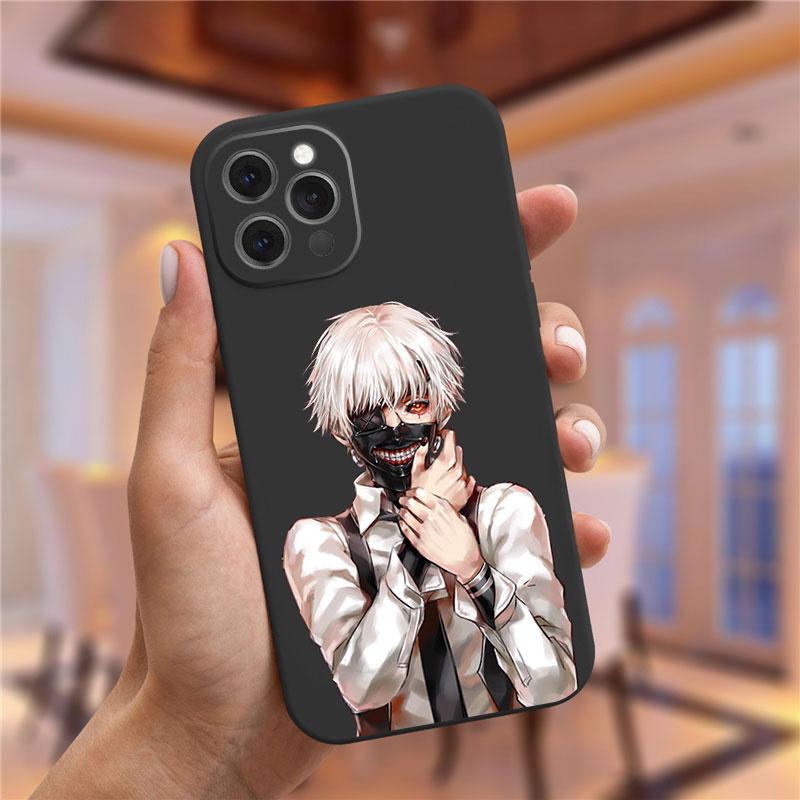 Japanese Anime Tokyo Ghoul Japan Suave Phone Case For iPhone 13 Mini 12 11 Pro Max 7 8 6s Plus XS Max XR Back Fundas Coque Cover
