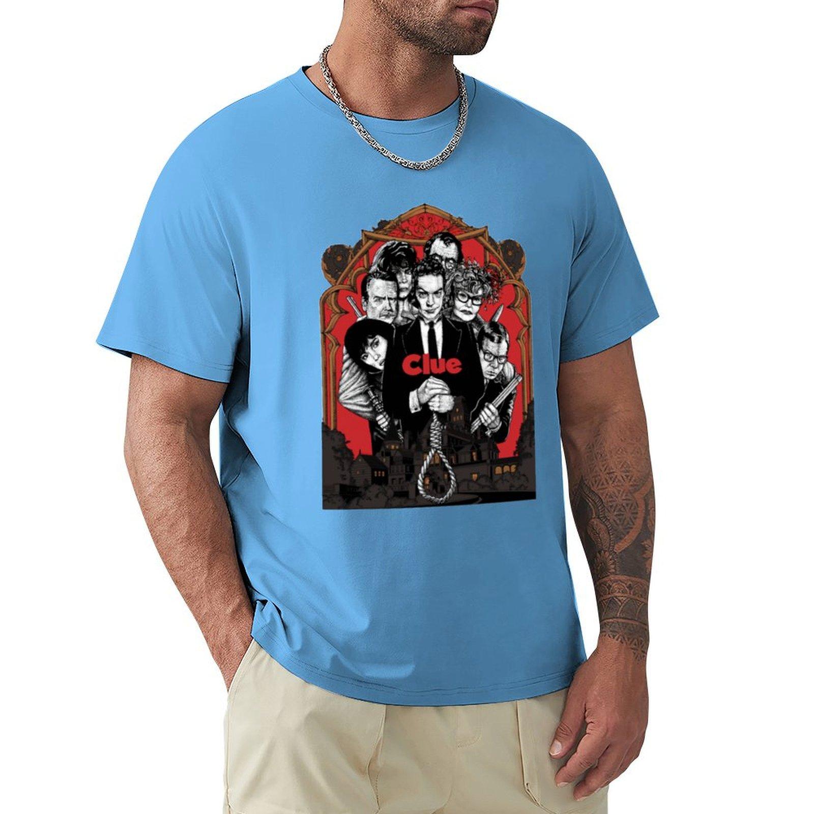 Clue Movie T-Shirt vintage t shirts summer tops oversizeds t shirts men S