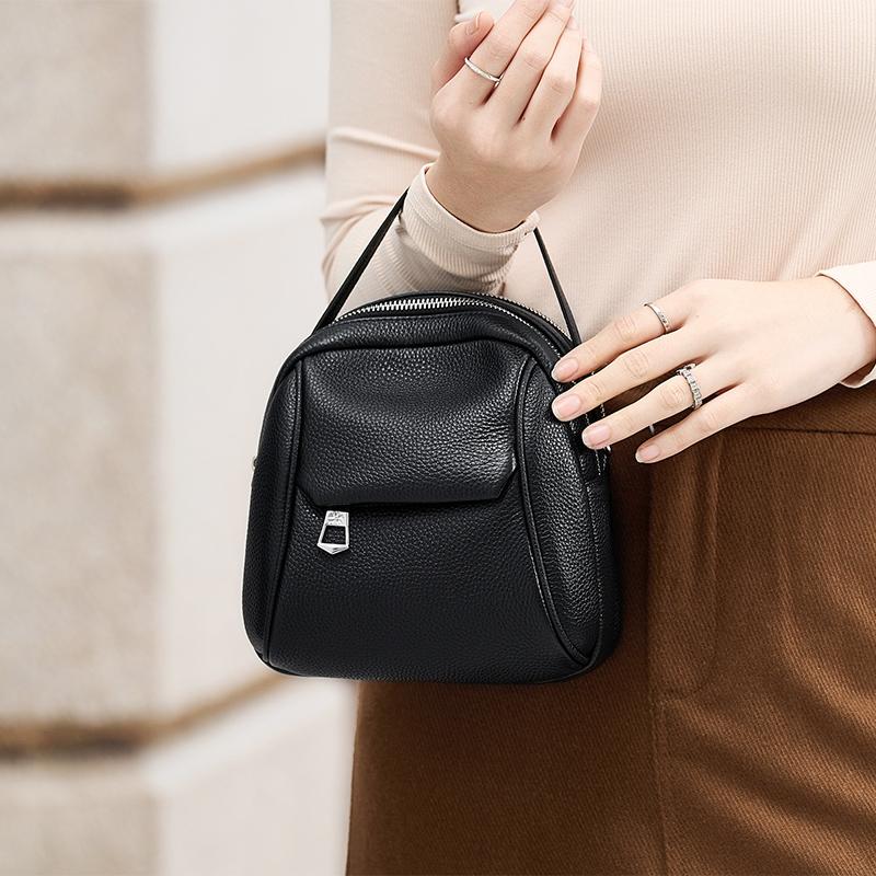 New Arrival Soft Leather Cowhide Women's Shoulder Bags Genuine Leather Luxury Commercial Use