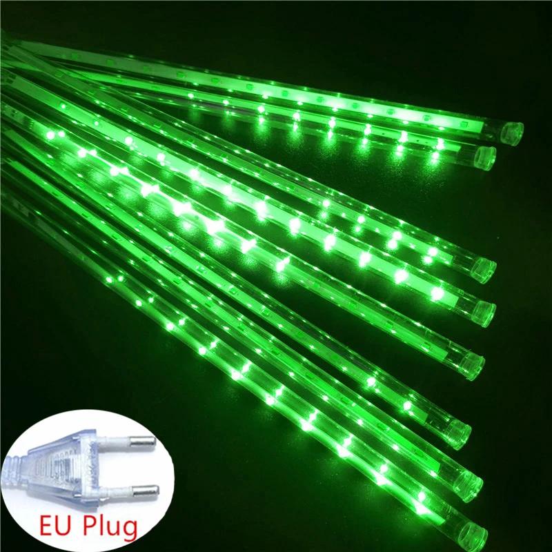 

8Tubes LED Meteor Shower 30cm 50cm Fairy Holiday Lighting EU Plug 220V Ramadan Home Room Decoration Wedding 2025 Christmas Decor 30CM-8Tubes-EU Plug