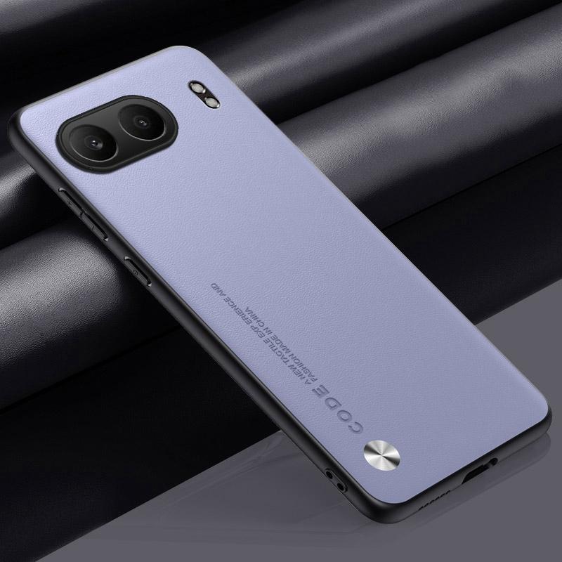 

Роскошный чехол из искусственной кожи для OnePlus Nord 4 Задняя крышка Матовый силиконовый Противоударный Полная защита Чехол для телефона для OnePlus Nord4 5G For OnePlus Nord 4 светло-фиолетовый