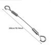 1Pcs Ceiling Hanger Steel Wire Rope Lock Billboard Installation Connecting Hook Suspension Connector Agraffe Multiple Styles