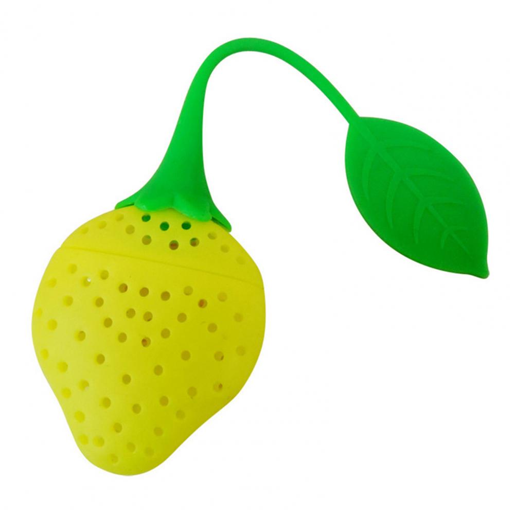 Creative Tea Strainer Silicone Tea Bags Tea Leaf Strainer Diffuser Fun Strawberry Lemon Bag Tea Filter Tea Infuser Teaware