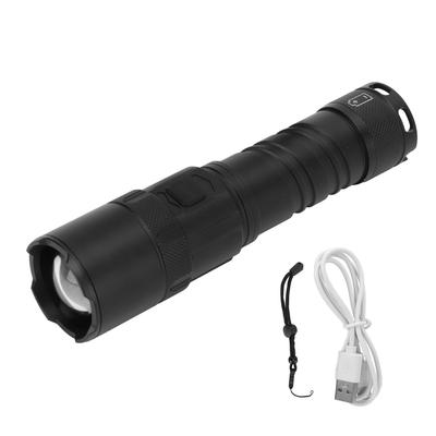 Torcia da campeggio Torcia LED da esterno Ricarica USB Alluminio ultraluminoso con indicatore di potenza