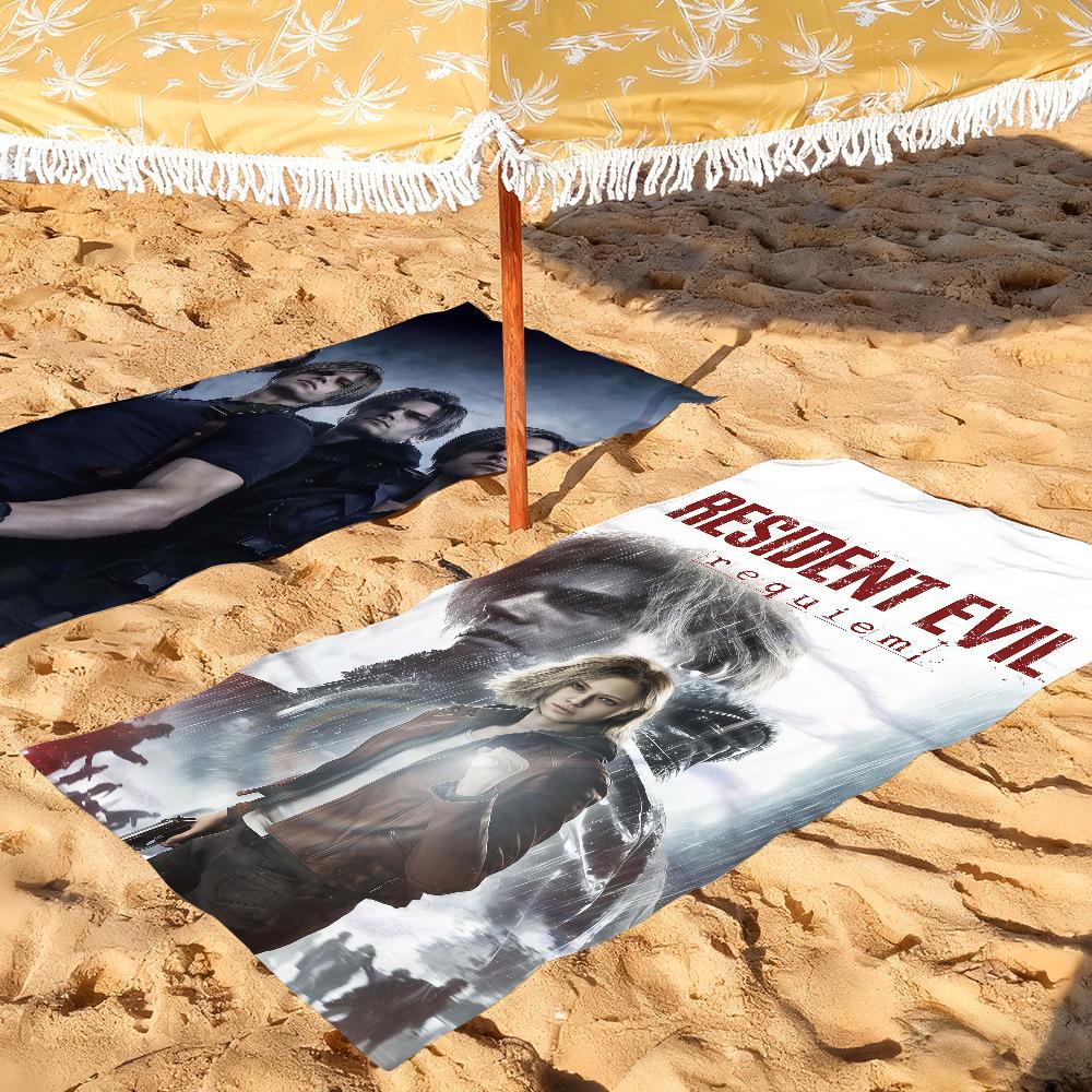 Adventure game R-Resident E-Evil Towel Drying Bath Towel Applicable To Light Swimming Camping Yoga Beach Out