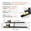 Pallet Forks, 2000 Lbs Tractor Bucket Forks, 60" Total Length Clamp On Pallet Forks with Adjustable Stabilizer Bar, Heavy Duty Pallet Forks for