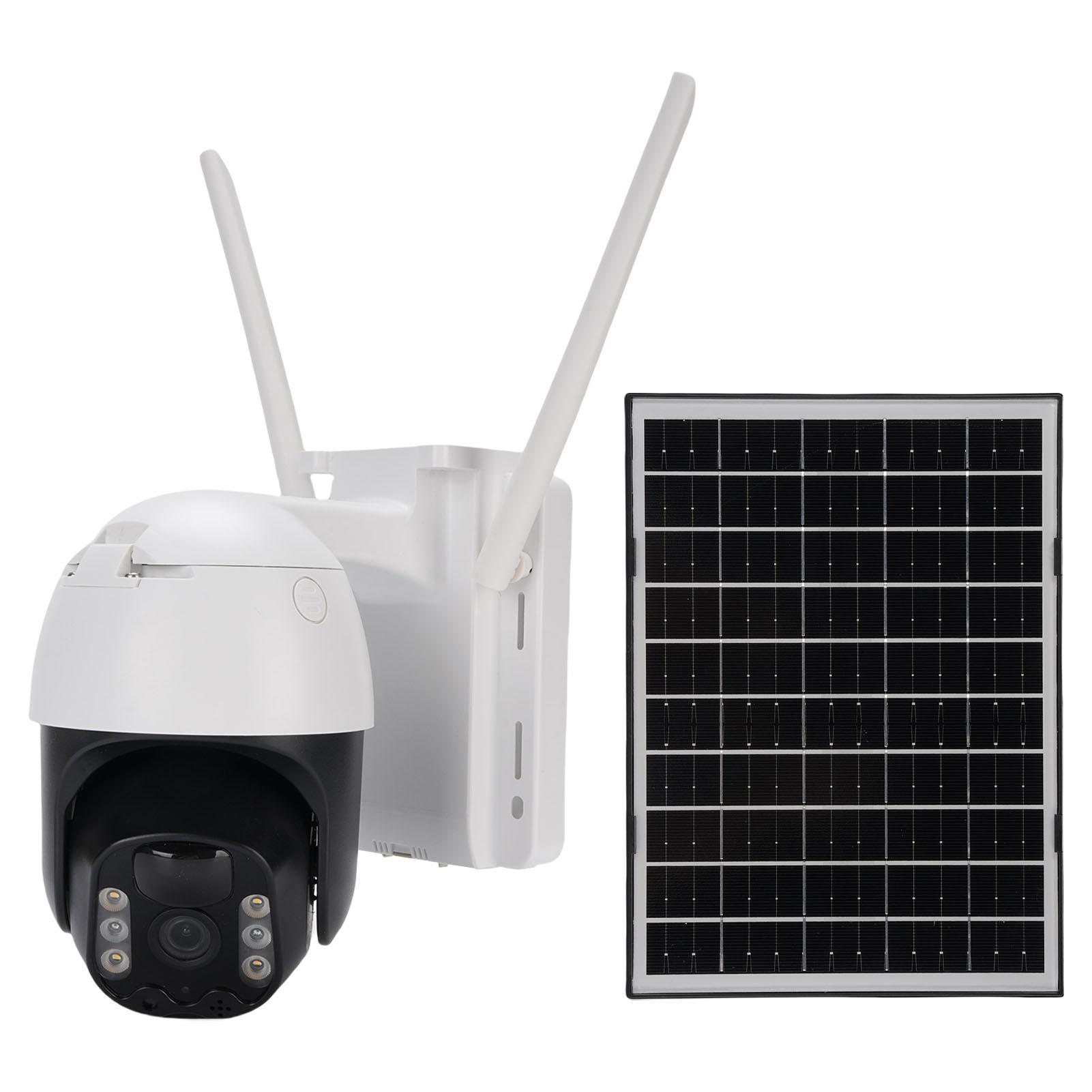 

Сонячна камера безпеки 4 МП Водонепроникна Стильна Двостороння голосовий домофон WiFi Камера безпеки для