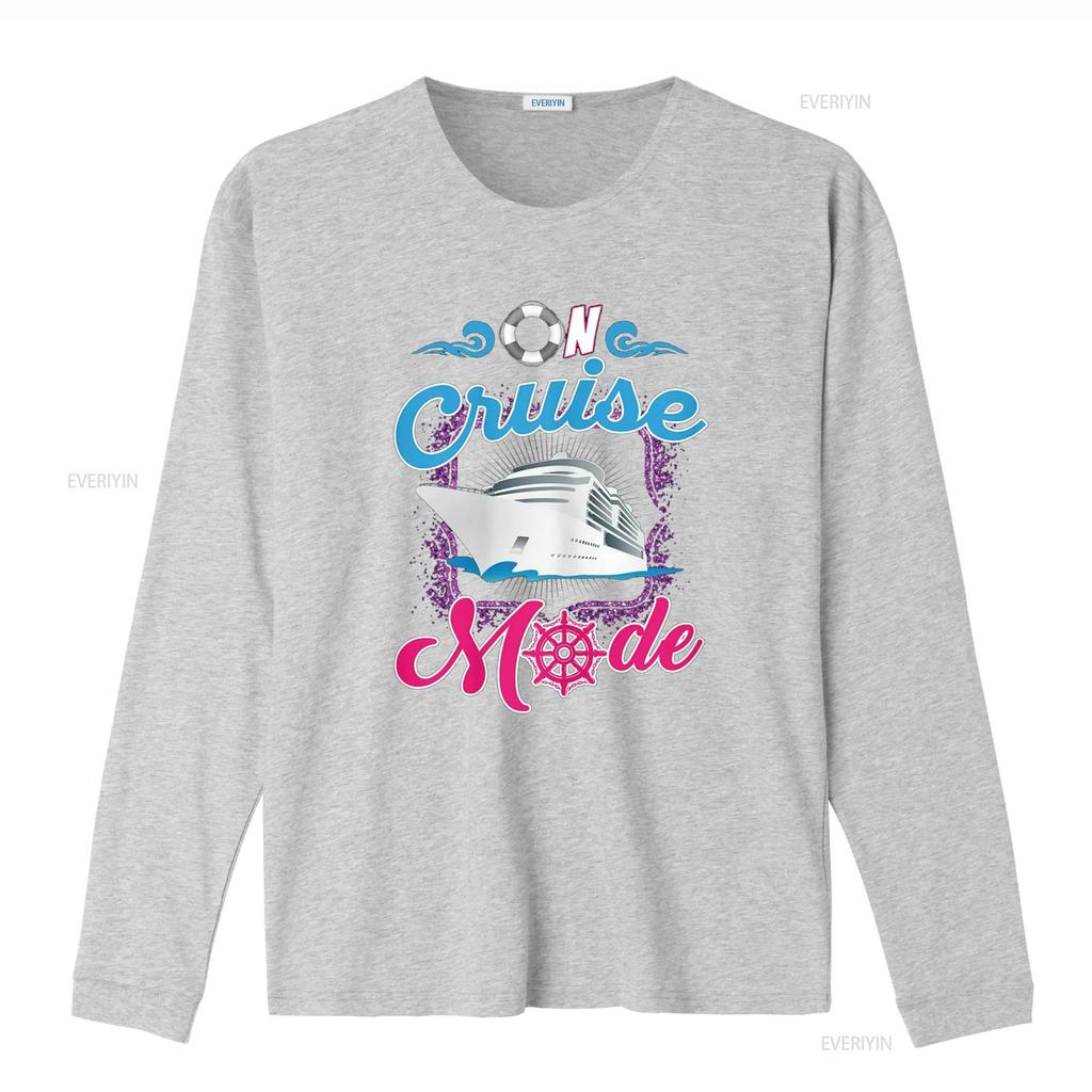 On Cruise Mode T Shirt Funny Cruising Lover s vintage Washed fashion Breathable homme Slightly graphic Casual designer clothes