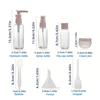 Set 8 buc Sticle de Călătorie Reumplibile Spray Loțiune Șampon Gel de Duș Tub Îmbuteliere Recipient Cosmetic Instrument Portabil Călătorie