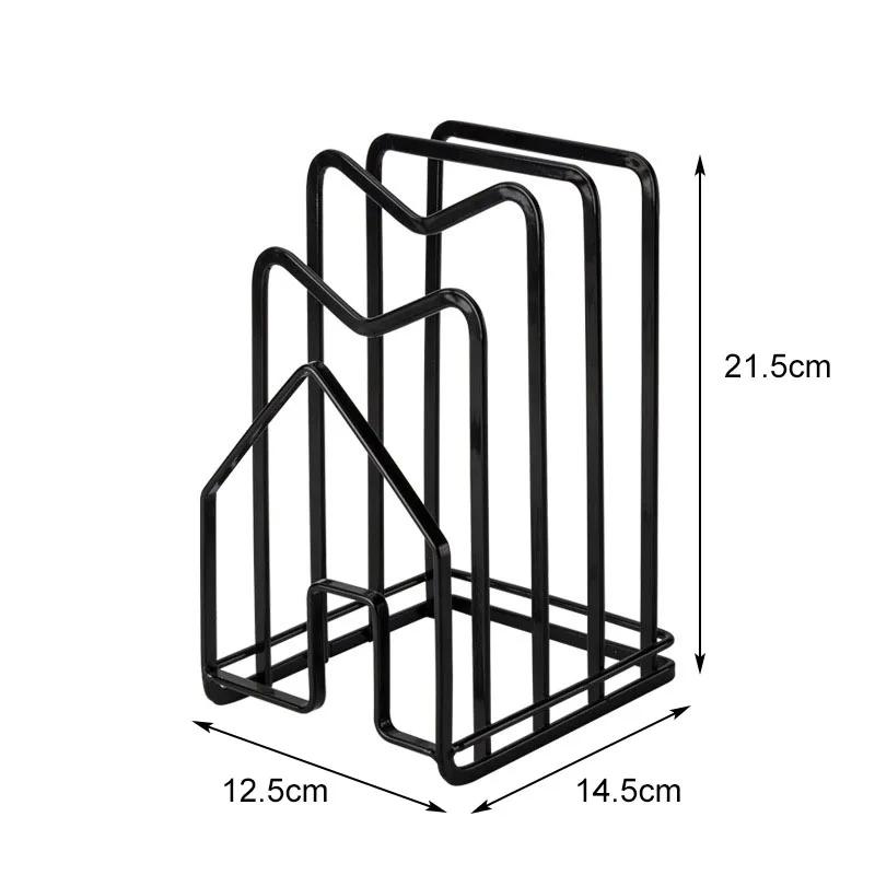 Pot Lid Holder Multi Layer Cutting Board Storage Rack Shelf Organizer Dish Drain Rack Kitchen Storage Accessories Space Saving