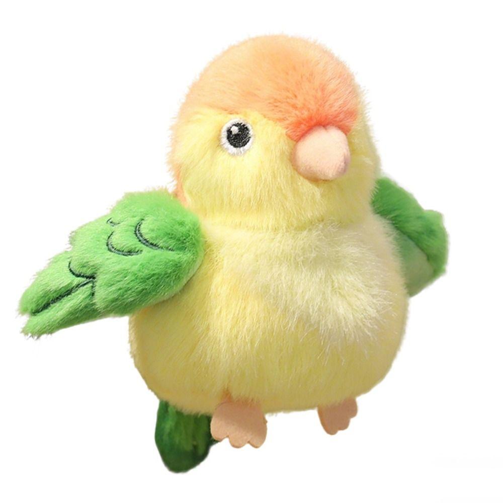 Simulation Plush Bird Keychain Cute Animal Bird Doll Pendant Birds Plush Pendant  Children Gift