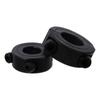 Carbon Steel Shaft Collars Black Inner Diameter 6-55mm Double Split Clamping Collar Hole Retaining Clamp Industrial Automation