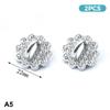 2Pcs Adhesive Metal Phone Charm Holder, Pendant Hook, Phone Case Finger Ring, Keychain Loop, Grip Hook For Hanging Supplies