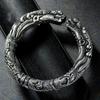 Bracelet Men's Retro Style Domineering Full of Clouds Longxiang Bracelet Retro Couple