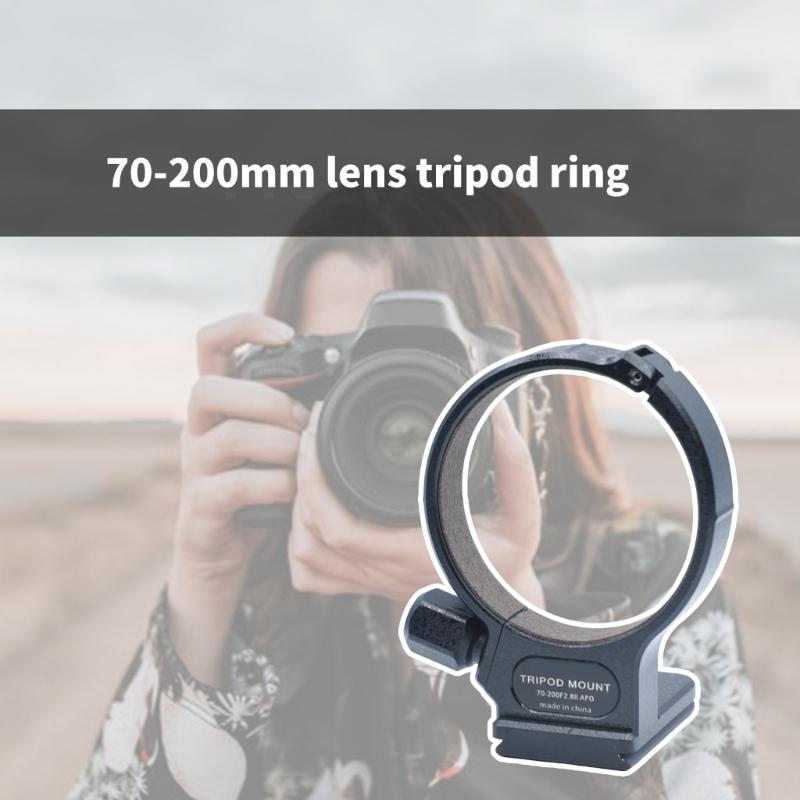 Lens Tripods Mount Rings Quick Release Tripods Collar with 1/4" Screw for APO 70-200mm F2.8 II 77mm Camera Lens