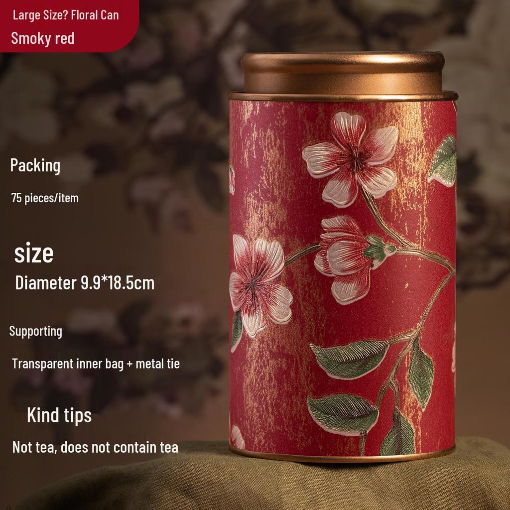 Exquisite Multi-Tea Storage Can: Sealed Container for Black, Green, Jasmine, White, & Oolong Tea.