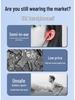 Wireless Non-In-Ear Bluetooth Earphones with Anti-Drop Design, Long Battery Life, and Noise Reduction